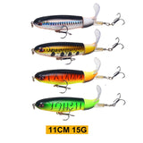 5pc Topwater Lure Set 13-35g Whopper Plopper