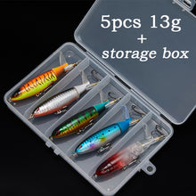 Cargar imagen en el visor de la galería, 5pc Topwater Lure Set 13-35g Whopper Plopper
