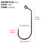 Fishing Jig Hook 1000pc 1/0-5/0