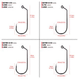 Fishing Jig Hook 1000pc 1/0-5/0