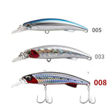 3pc Sinking Lure 49/60g 9.2/11cm Sinking Depth 1.5~4.0m