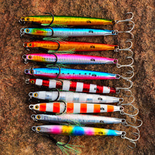 Load image into Gallery viewer, 10pc Long Metal Jig Bait 10-60g 6.5-11.5cm
