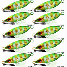 Load image into Gallery viewer, 10pc 10g-60g 5-8.5cm Metal Jig Bait
