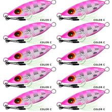 Load image into Gallery viewer, 10pc 10g-60g 5-8.5cm Metal Jig Bait
