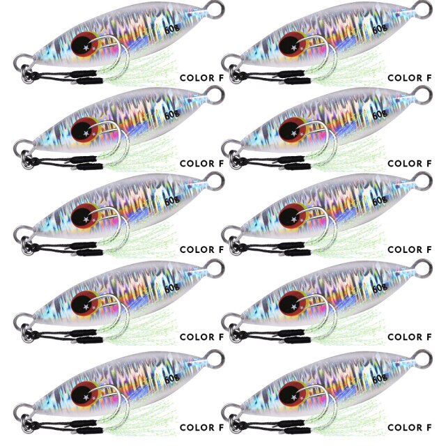 Set Of 5 Metal Jigs Rainbow Trout Bait 10g To 60g Trout Hard Tackle For  Pesca Fish Jigging From Zhong07, $13.62