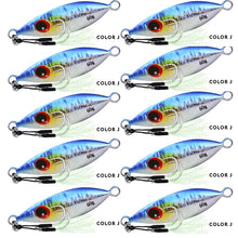 Load image into Gallery viewer, 10pc 10g-60g 5-8.5cm Metal Jig Bait
