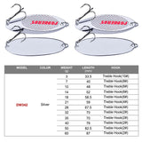 5pc Spoon Lures 3g-60g