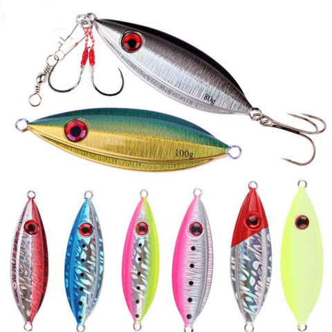 Metal Jigging Lure 40-100g 7.5-10.3cm