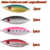 Metal Jigging Lure 40-100g 7.5-10.3cm