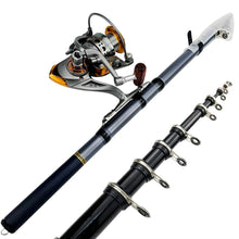 Cargar imagen en el visor de la galería, Telescopic Fishing Rod &amp; Reel Combo 1.5-3.0m
