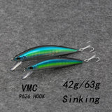 Sinking Minnow Lure 12cm/42g 15cm/63g