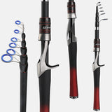 Aka Premium Carbon Telescopic Fishing Rod 1.6m