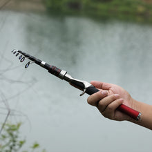 Carregar imagem no visualizador da galeria, Aka Premium Carbon Telescopic Fishing Rod 1.6m
