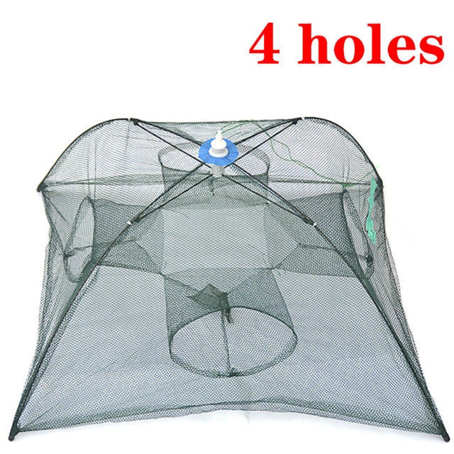 4-8 Holes Fishing Trap Net for Fish/Crab/Prawn