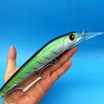 3pc Sinking Lure 98g/18cm Depth 7-9m