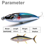 16cm/58g Laser Topwater Lure