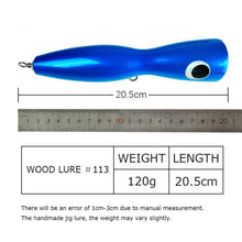 Load image into Gallery viewer, Topwater Big Mouth Fishing Lure 70/90/120/140g
