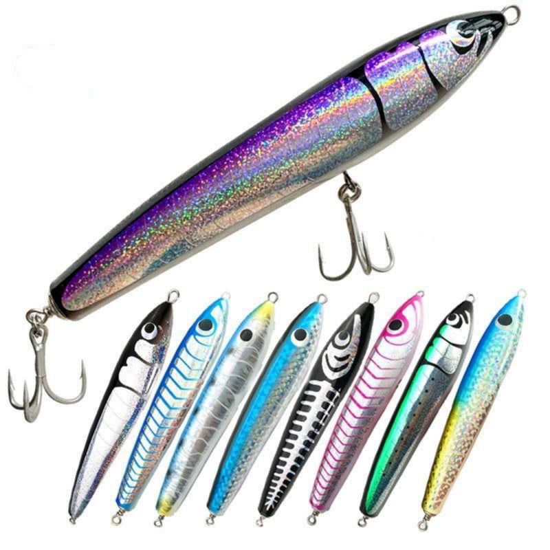 Wooden Stickbait Sinking Pencil Hard Fishing Pesca Luminous Gt Stickbait  Lure 3D Eyes Timber Lure - China Fishing Lure and Pencil Lure price