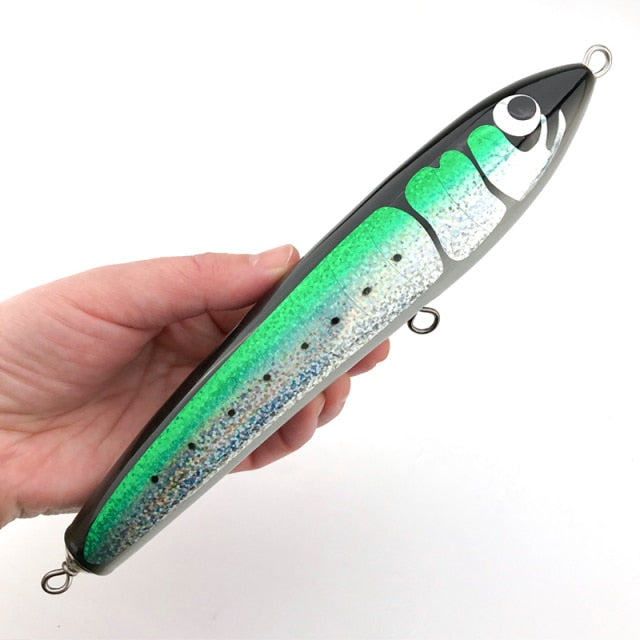What is 72mm 8g Artifcial Hard Bait Topwater Popper Fishing Lures