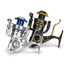 Carregar imagem no visualizador da galeria, Dyna Silver/Black Lever Brake Spinning Fishing Reel 2000-4000
