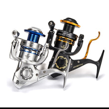 Charger l&#39;image dans la galerie, Dyna Silver/Black Lever Brake Spinning Fishing Reel 2000-4000
