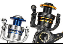 Charger l&#39;image dans la galerie, Dyna Silver/Black Lever Brake Spinning Fishing Reel 2000-4000
