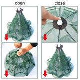 4-8 Holes Fishing Trap Net for Fish/Crab/Prawn