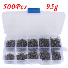 Cargar imagen en el visor de la galería, 300-1000pcs Fish Hook Barbed 3#-12#
