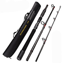 Load image into Gallery viewer, Challenger 3 Piece Heavy-Duty Boat Fishing Rod 15kg Line Weight 1.8-2.4m
