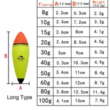 Carregar imagem no visualizador da galeria, 1pc Fishing Float 8g-100g Buoyancy
