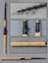 Carregar imagem no visualizador da galeria, 1.8-2.7m Telescopic Spinning/Baitcasting Rod Wooden
