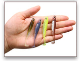 6pc 7/8/10cm Silver Soft Swimbait