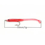 10pc Soft Fishing Lure 7cm 1g