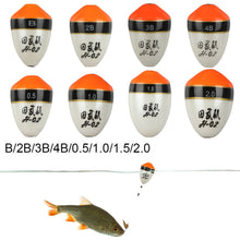 Load image into Gallery viewer, 1pc Orange White Black Fishing Float Size #B-2.0
