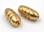 30pc Brass Bullet Sinkers 5-10g