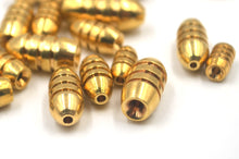 Charger l&#39;image dans la galerie, 30pc Brass Bullet Sinkers 5-10g
