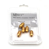 30pc Brass Bullet Sinkers 5-10g