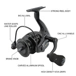 Dark Carbon Aluminium Fishing Reel 1000-7000