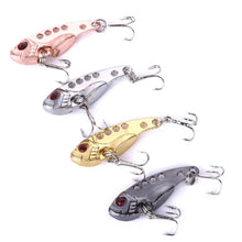 Cargar imagen en el visor de la galería, 4pc Metal Vibrating Fishing Lure 3.5g/3.5cm
